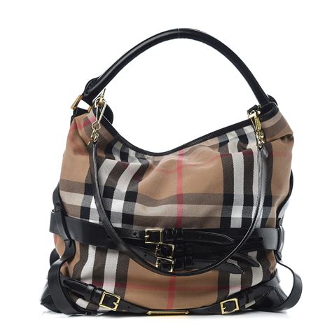 burberry bridle leather hobo|Burberry Bridle Medium Gosford Hobo .